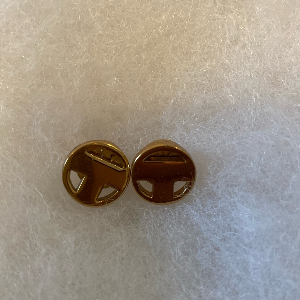 Gold Tory Burch studs